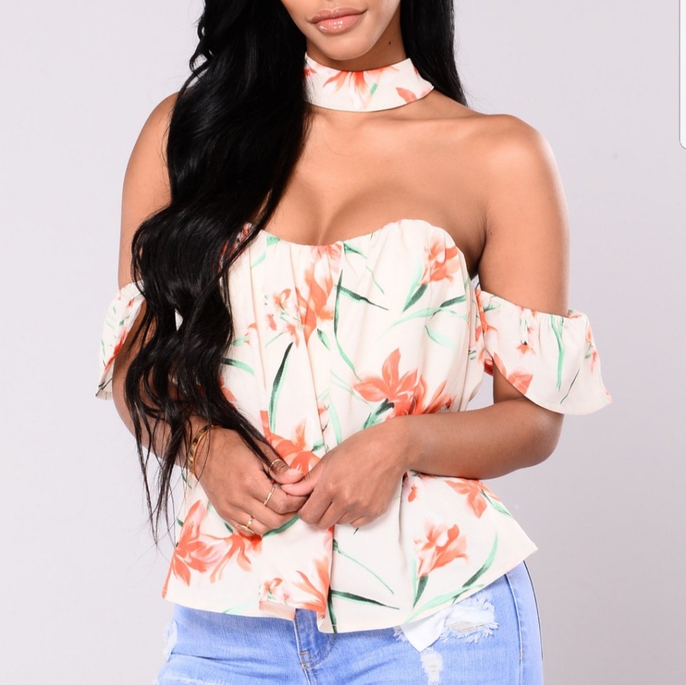 New flowered top